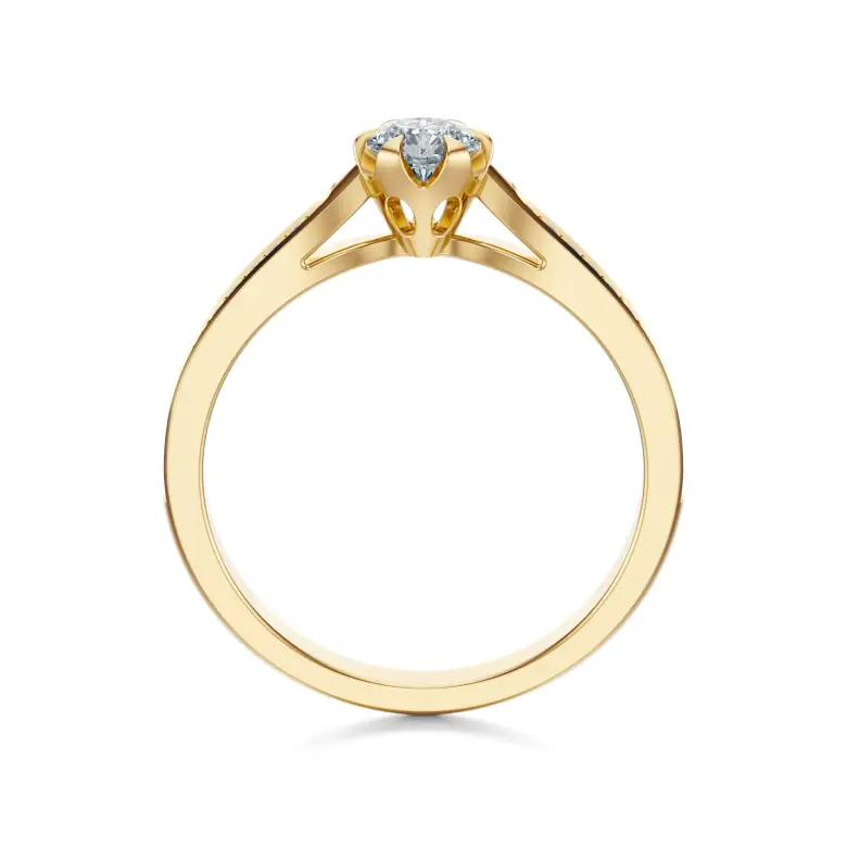 Pierścionek zaręczynowy z diamentami AJPZ_078